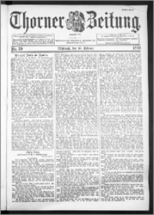 Thorner Zeitung 1898, Nr. 39 Erstes Blatt