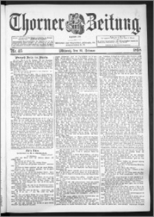 Thorner Zeitung 1898, Nr. 45