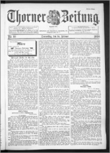 Thorner Zeitung 1898, Nr. 46 Erstes Blatt