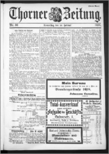 Thorner Zeitung 1898, Nr. 46 Zweites Blatt