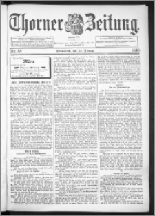 Thorner Zeitung 1898, Nr. 48
