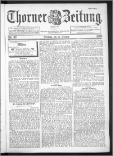 Thorner Zeitung 1898, Nr. 49 Erstes Blatt