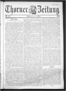 Thorner Zeitung 1898, Nr. 67 Zweites Blatt