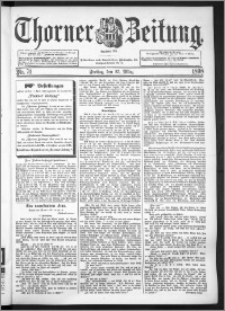 Thorner Zeitung 1898, Nr. 71