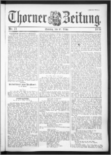 Thorner Zeitung 1898, Nr. 73 Zweites Blatt