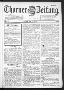 Thorner Zeitung 1898, Nr. 74 Erstes Blatt