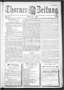 Thorner Zeitung 1898, Nr. 77 Zweites Blatt