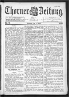 Thorner Zeitung 1898, Nr. 79 Erstes Blatt