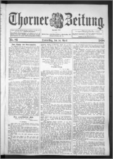 Thorner Zeitung 1898, Nr. 86