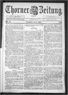 Thorner Zeitung 1898, Nr. 88