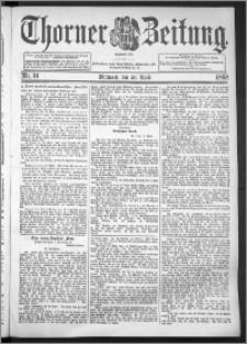 Thorner Zeitung 1898, Nr. 91