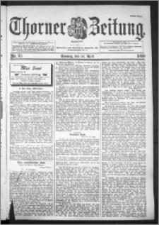Thorner Zeitung 1898, Nr. 95 Erstes Blatt
