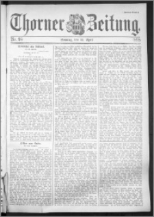 Thorner Zeitung 1898, Nr. 95 Zweites Blatt