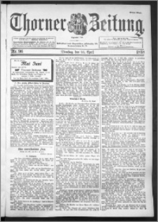 Thorner Zeitung 1898, Nr. 96 Erstes Blatt
