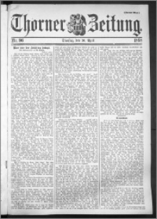 Thorner Zeitung 1898, Nr. 96 Zweites Blatt