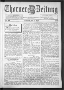 Thorner Zeitung 1898, Nr. 100