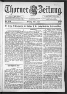 Thorner Zeitung 1898, Nr. 129 Erstes Blatt