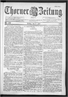 Thorner Zeitung 1898, Nr. 139 Erstes Blatt