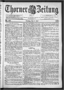 Thorner Zeitung 1898, Nr. 166 Zweites Blatt