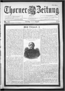 Thorner Zeitung 1898, Nr. 178 Erstes Blatt