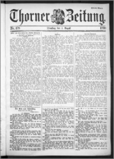 Thorner Zeitung 1898, Nr. 178 Zweites Blatt