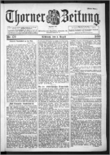 Thorner Zeitung 1898, Nr. 179 Erstes Blatt