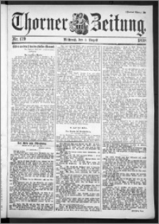 Thorner Zeitung 1898, Nr. 179 Zweites Blatt