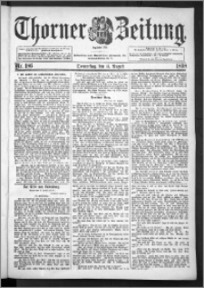 Thorner Zeitung 1898, Nr. 186