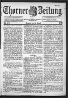 Thorner Zeitung 1898, Nr. 189 Erstes Blatt
