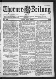 Thorner Zeitung 1898, Nr. 190 Erstes Blatt