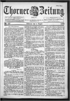 Thorner Zeitung 1898, Nr. 191 Erstes Blatt