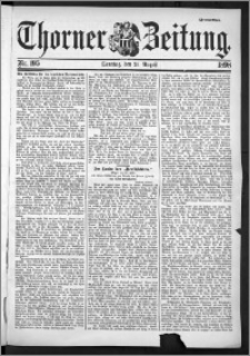 Thorner Zeitung 1898, Nr. 195 Zweites Blatt