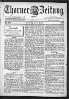 Thorner Zeitung 1898, Nr. 198
