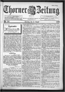Thorner Zeitung 1898, Nr. 201 Erstes Blatt