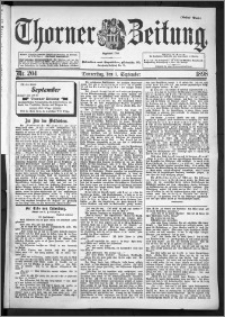 Thorner Zeitung 1898, Nr. 204 Erstes Blatt
