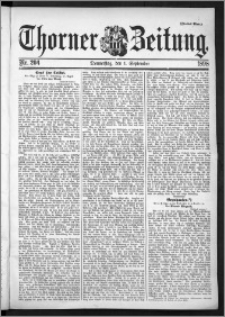 Thorner Zeitung 1898, Nr. 204 Zweites Blatt