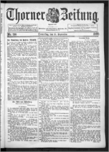Thorner Zeitung 1898, Nr. 216 Erstes Blatt