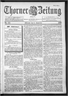 Thorner Zeitung 1898, Nr. 221 Erstes Blatt