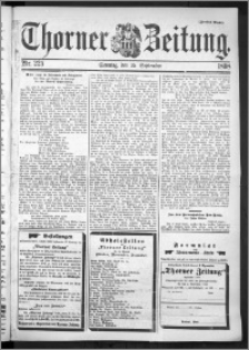 Thorner Zeitung 1898, Nr. 225 Zweites Blatt