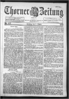 Thorner Zeitung 1898, Nr. 237 Erstes Blatt