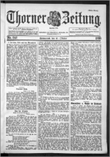 Thorner Zeitung 1898, Nr. 242 Erstes Blatt
