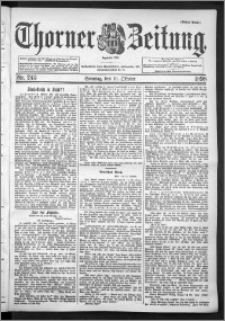 Thorner Zeitung 1898, Nr. 243 Erstes Blatt