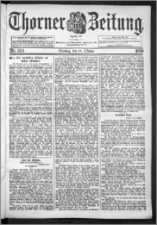 Thorner Zeitung 1898, Nr. 244