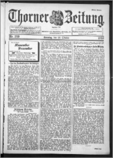 Thorner Zeitung 1898, Nr. 249 Erstes Blatt