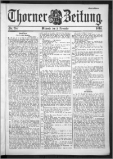 Thorner Zeitung 1898, Nr. 257 Zweites Blatt