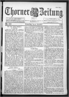 Thorner Zeitung 1898, Nr. 258 Erstes Blatt