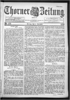 Thorner Zeitung 1898, Nr. 259 Erstes Blatt