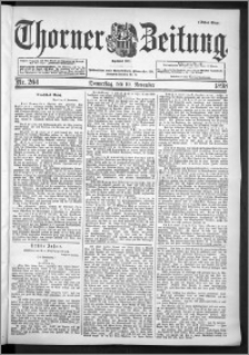 Thorner Zeitung 1898, Nr. 264 Erstes Blatt