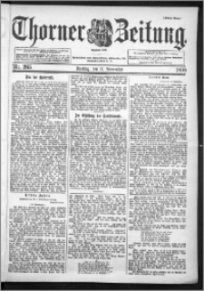 Thorner Zeitung 1898, Nr. 265 Erstes Blatt