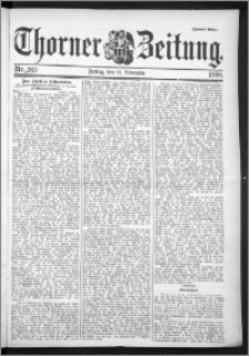 Thorner Zeitung 1898, Nr. 265 Zweites Blatt